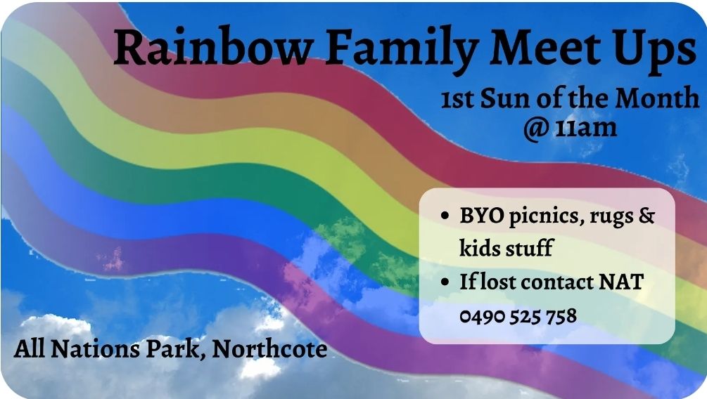 11AM: Rainbow Families Park Meet-Up (Northcote)