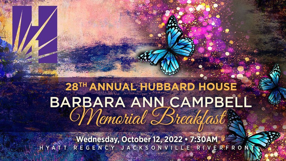 Hubbard House's 28th Annual Barbara Ann Campbell Memorial Breakfast