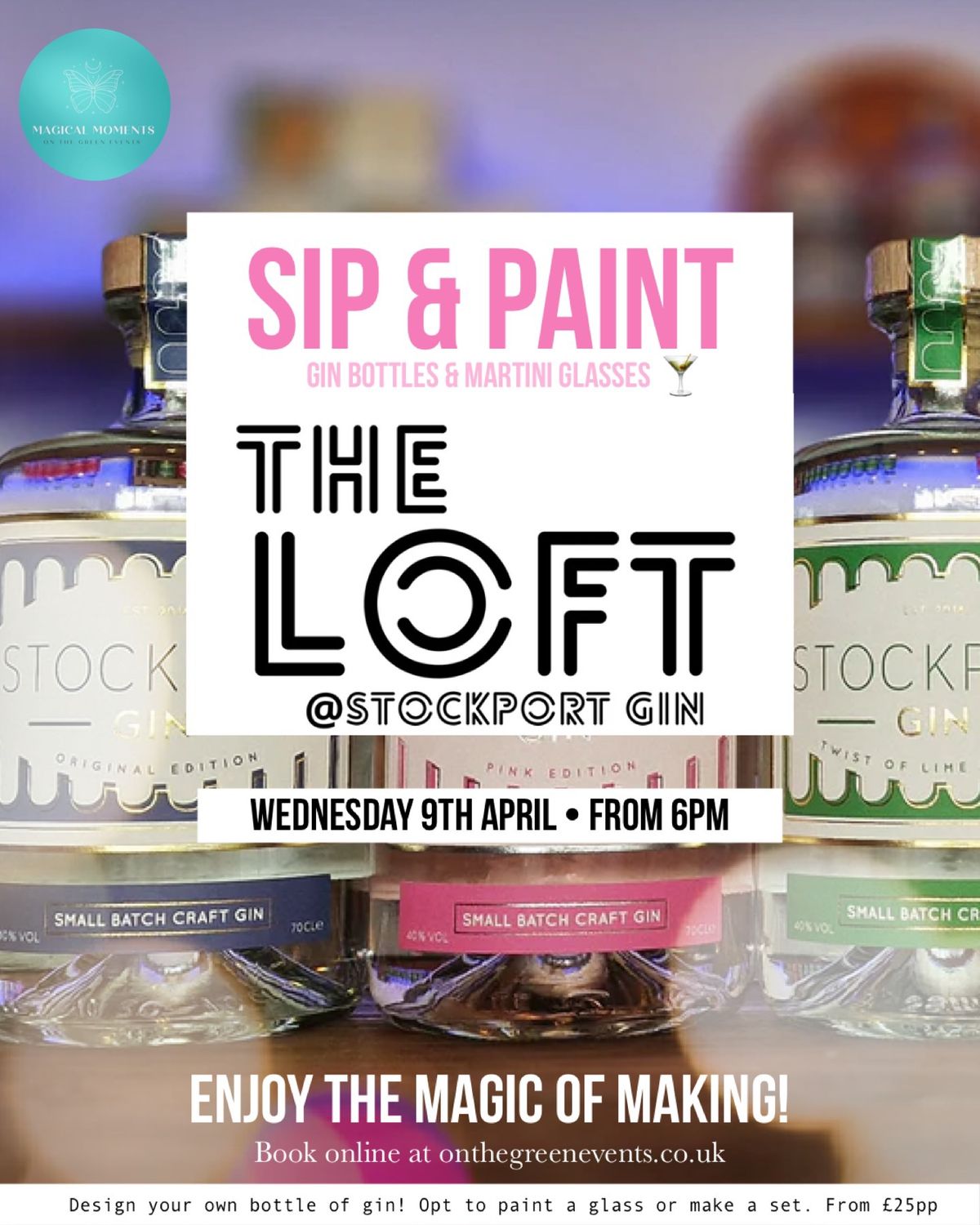 Sip & Paint @ Stockport Gin! \ud83c\udf78 