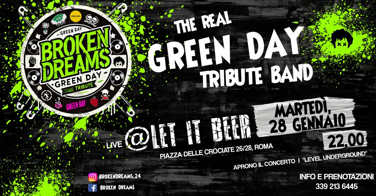 BROKEN DREAMS live@ LET IT BEER