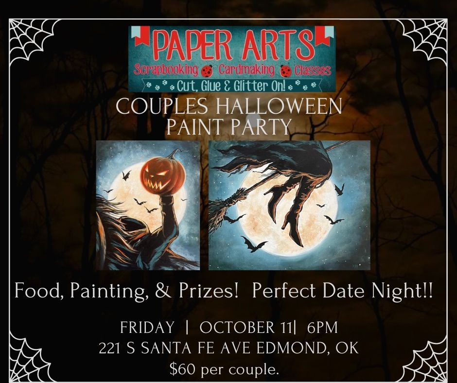 Couples Halloween Paint Party