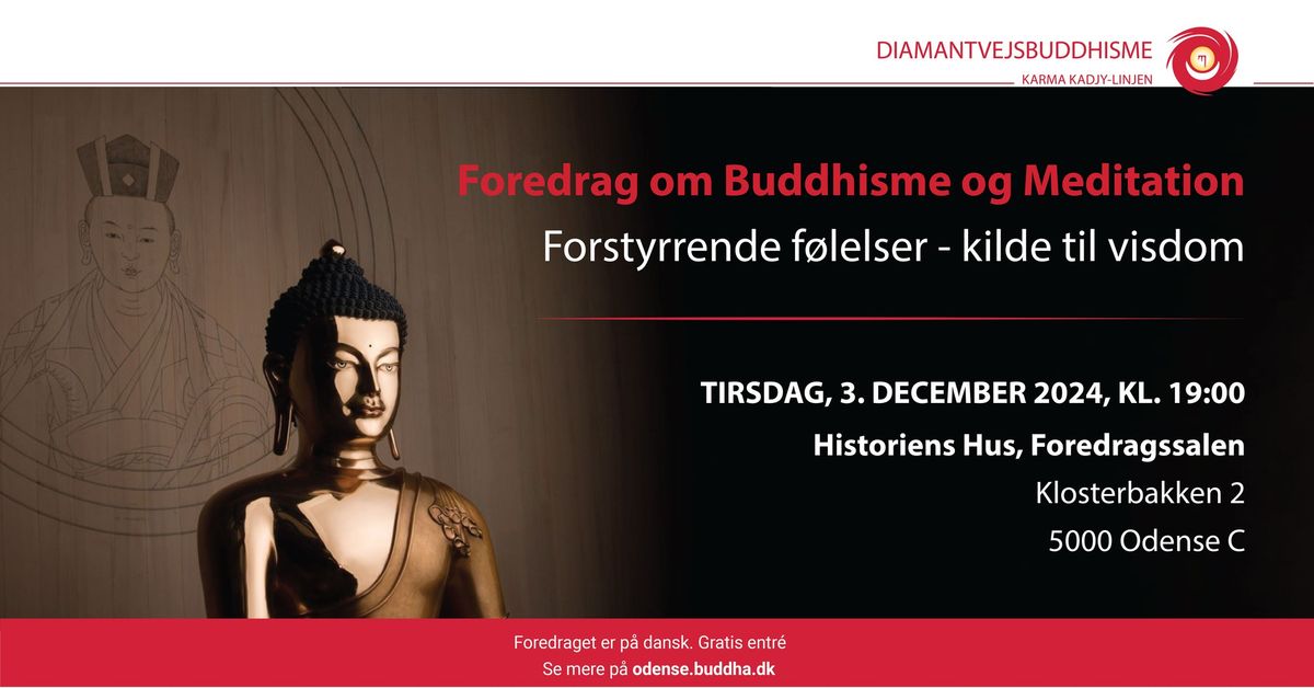 Foredrag om buddhisme og meditation