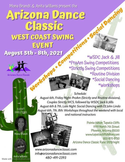 2021 Arizona Dance Classic West Coast Swing Event