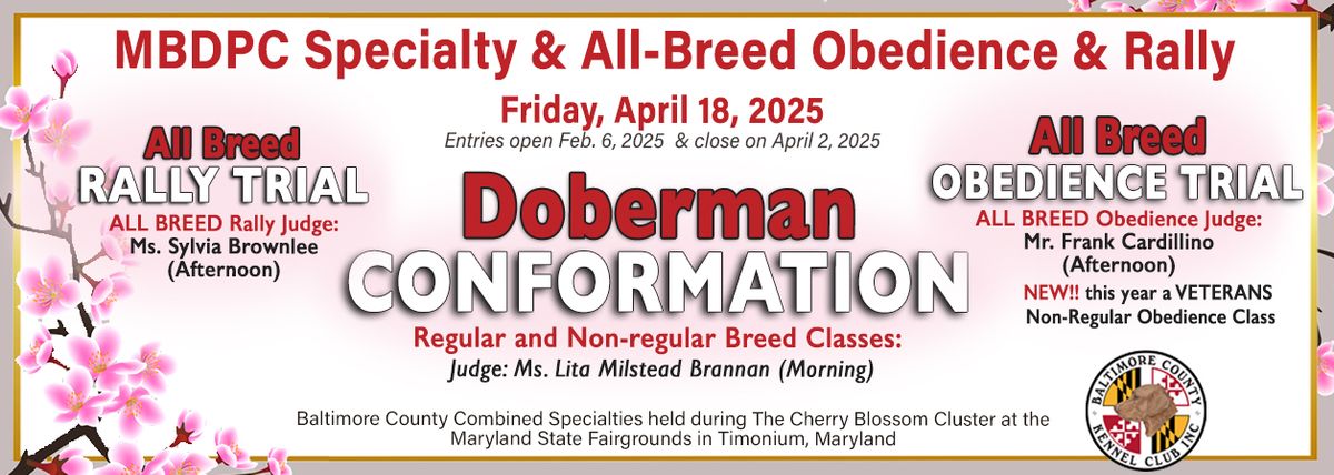 42nd Doberman Specialty & All Breed Obedience & Rally