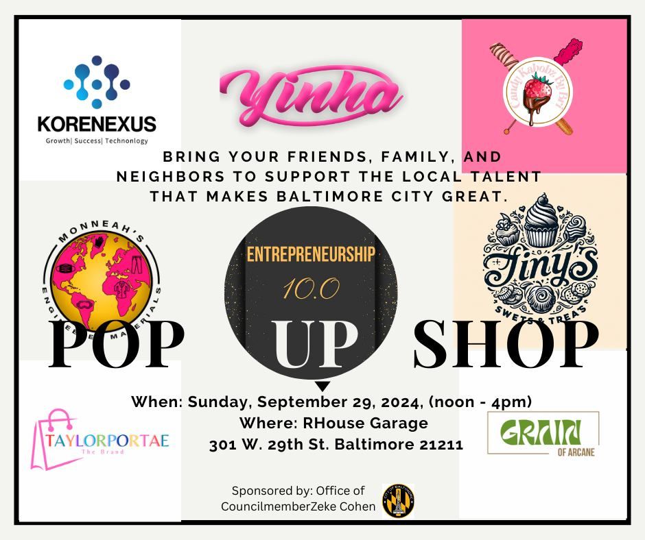 Entrepreneurship 10.0 Pop-Up Shop