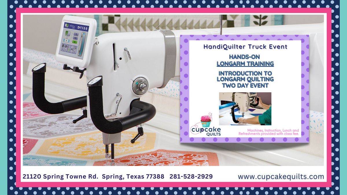 HandiQuilter Hands-On Introduction to Quilting 2-day event