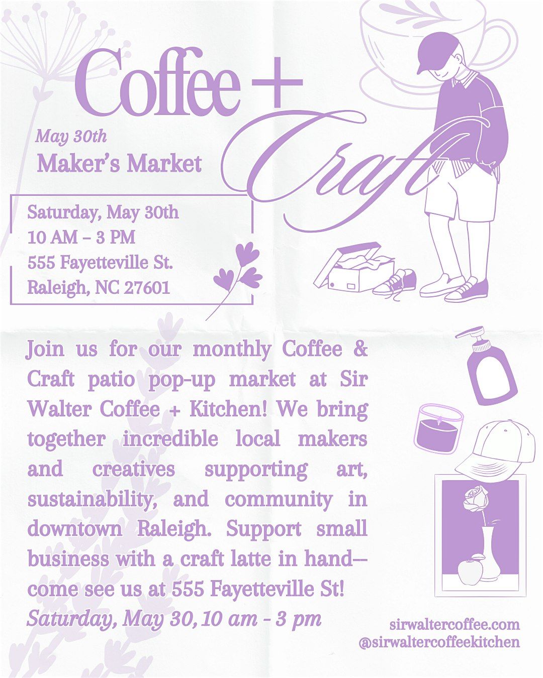 Coffee + Craft: Patio Pop-Up Market