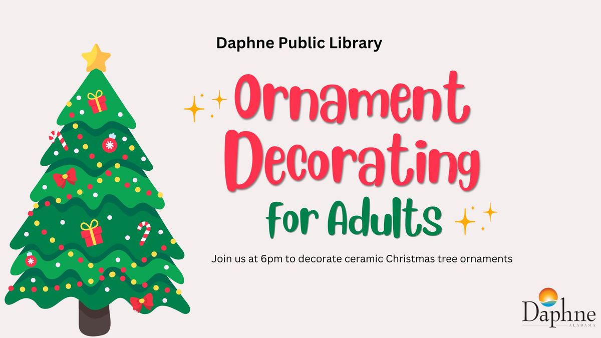 Ornament Making for Adults