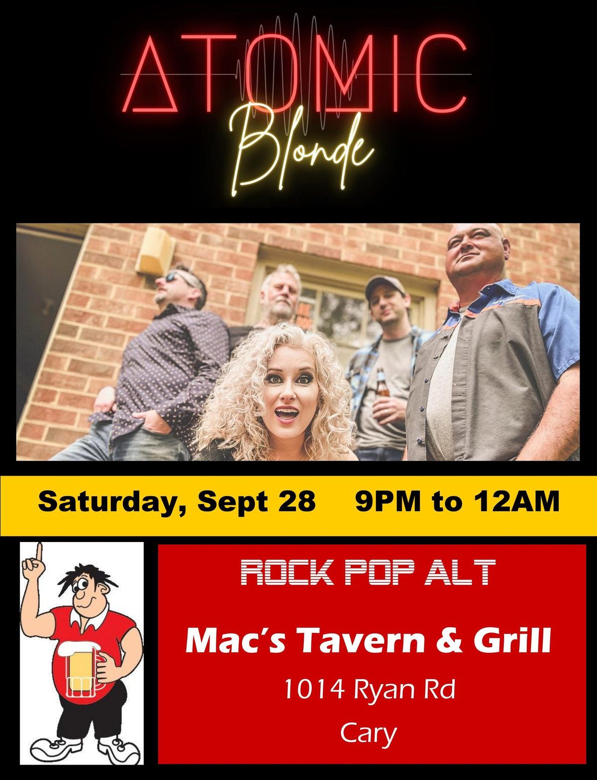 Atomic Blonde @ Mac's Tavern