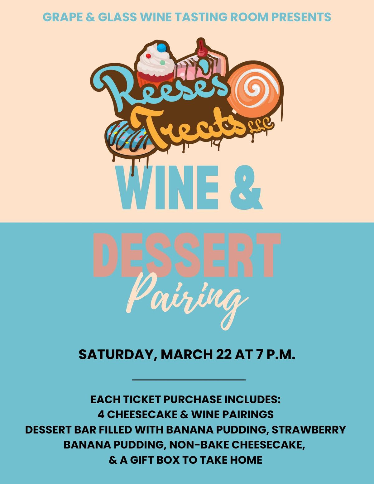 Dessert & Wine Pairing with Reese's Treats