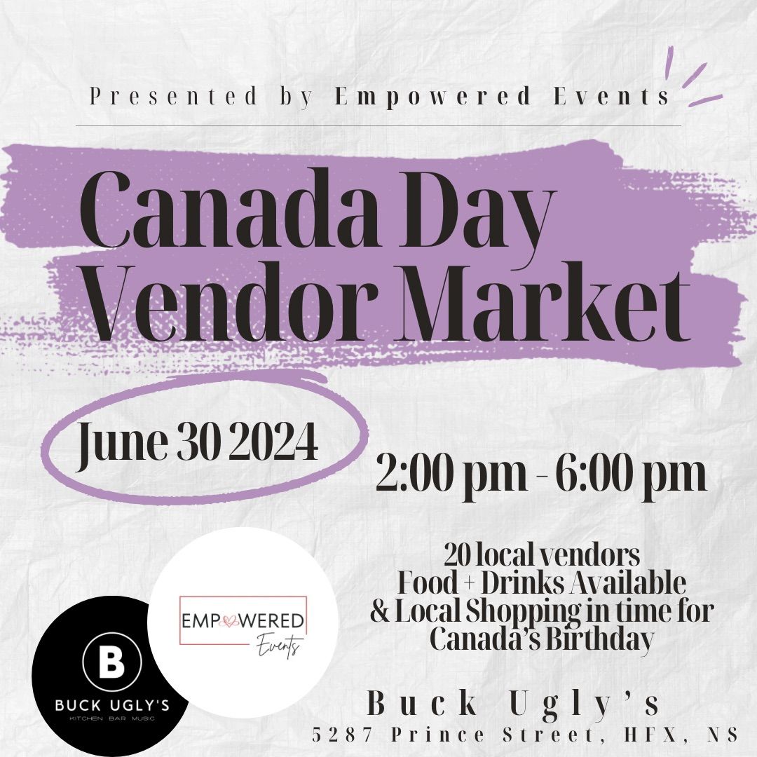Canada Day Vendor Market