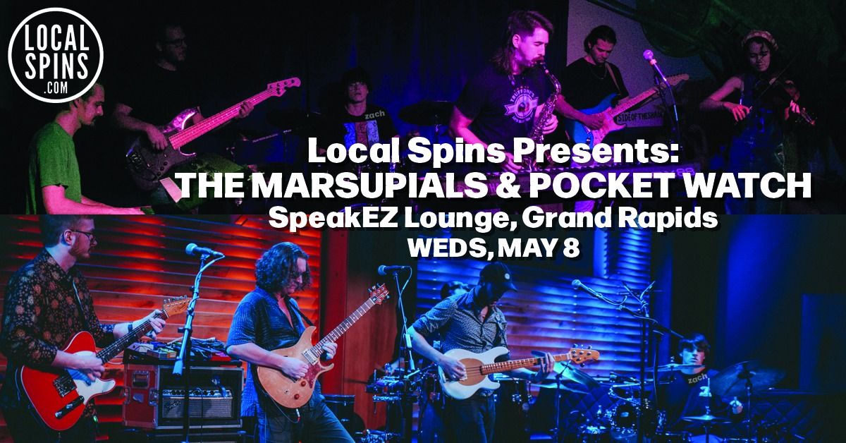 The Marsupials & Pocket Watch \/\/ SpeakEZ Lounge, Grand Rapids