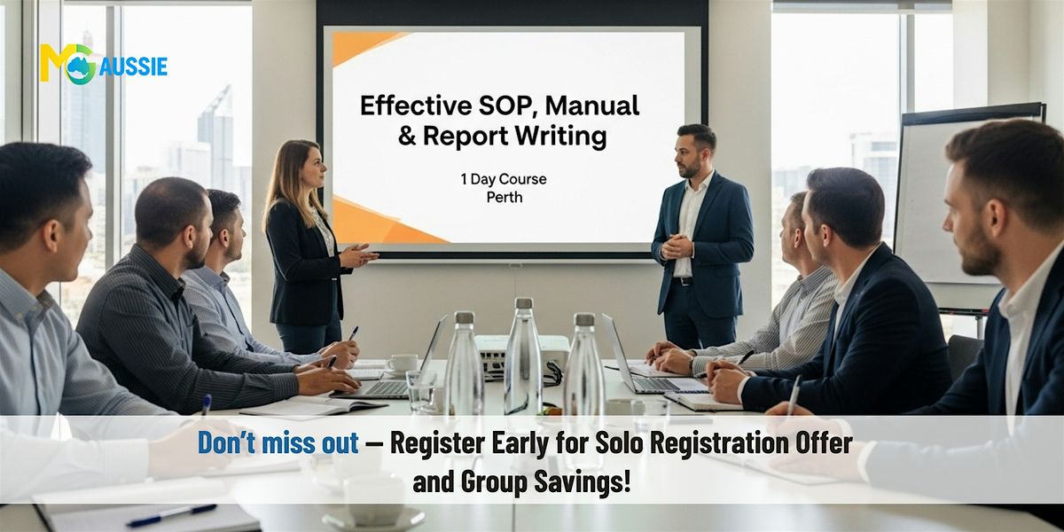 Effective SOP, Manual & Report Writing \u2013 1 Day Course in Perth