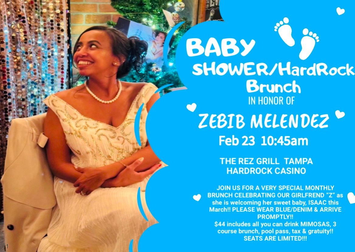 TBGF40+ Feb Hardrock Brunch & baby celebration for Z