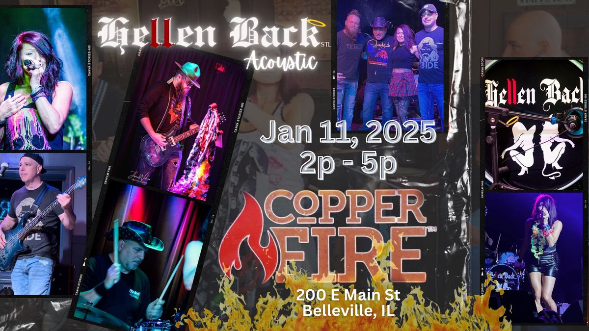 HB Acoustic debut at Copper Fire!!