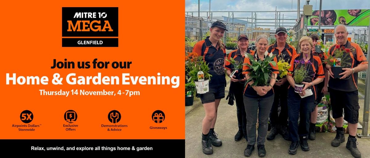 Mitre 10 MEGA Glenfield Home & Garden Evening 2024