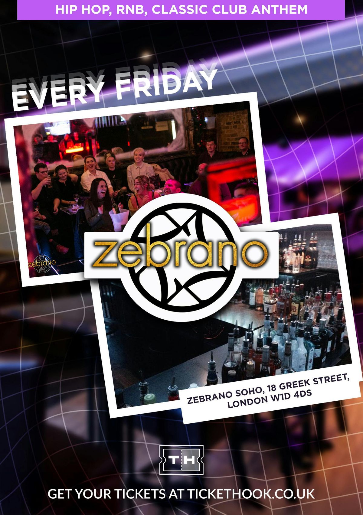 FRIDAY'S @ ZEBRANO FRIDAY 22ND AUGUST