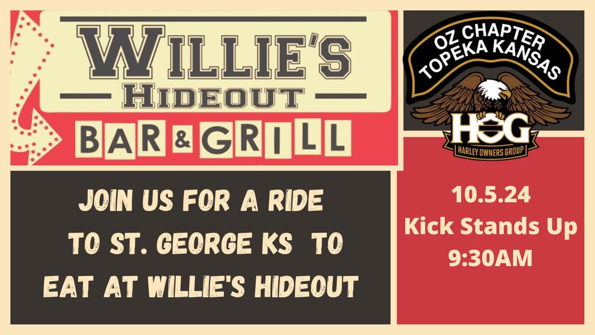 Ride to Willie's Hideout