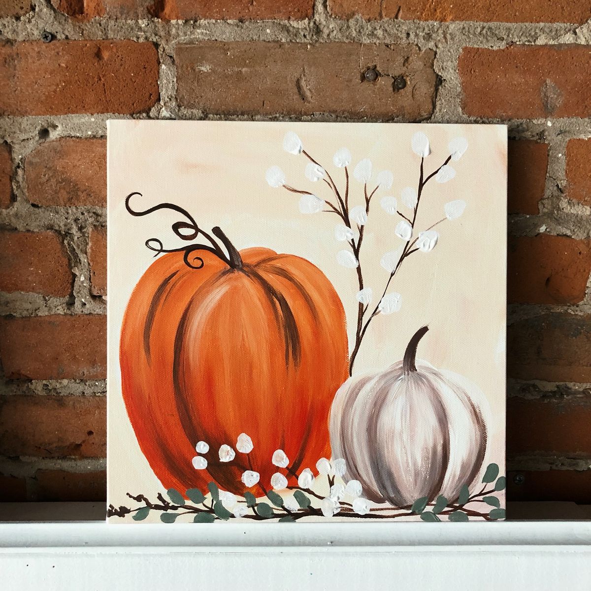 Harvest Pumpkins Paint Class