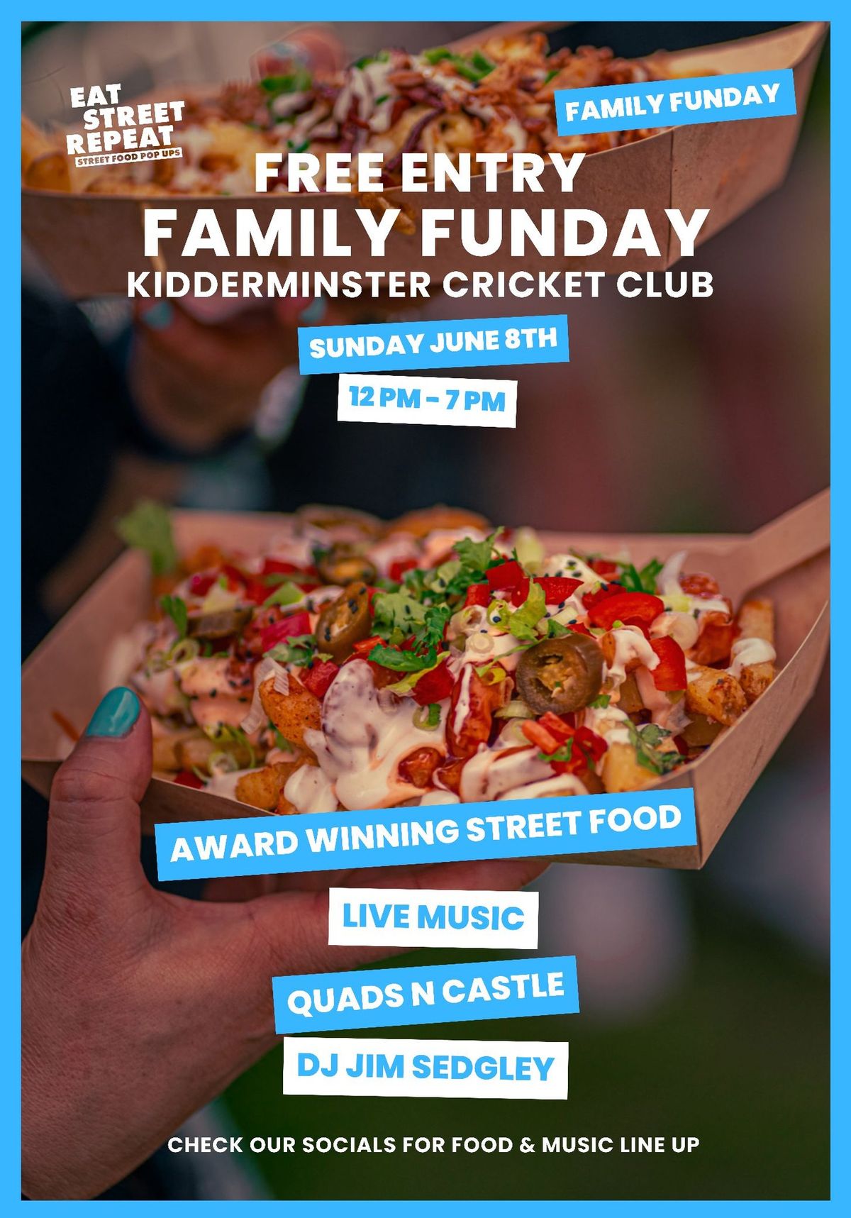 *FREE ENTRY*                    FAMILY FUNDAY - Kidderminster Cricket Club