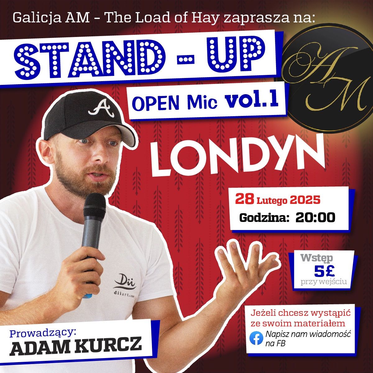 Stand-up comedy open-mic night \ud83d\ude02