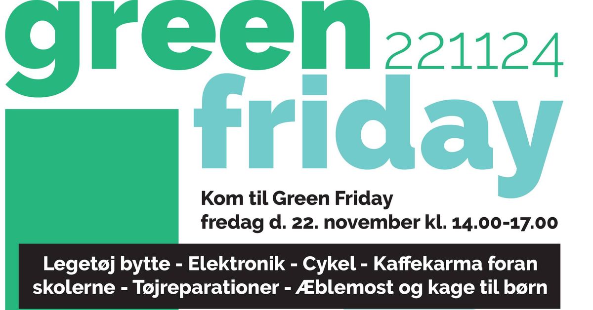 Green Friday p\u00e5 Nord\u00f8stamager