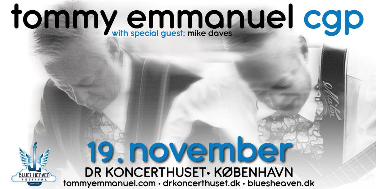 GRAMMY\u00ae 2024 vinder Tommy Emmanuel giver eksklusiv show i DR Koncerthuset 