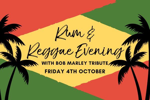 Rum & Reggae Evening with Bob Marley Tribute