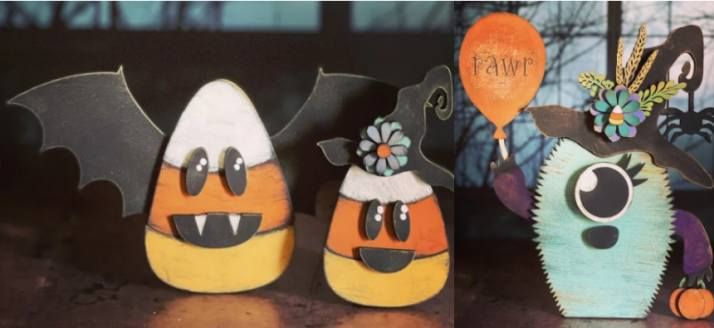 Workshop - Layered Wood Art ~ Oct 27, 2024 \u25cf Candy Corn OR Monster