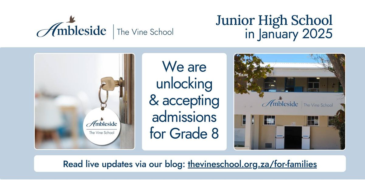 Junior High starts in January 2025