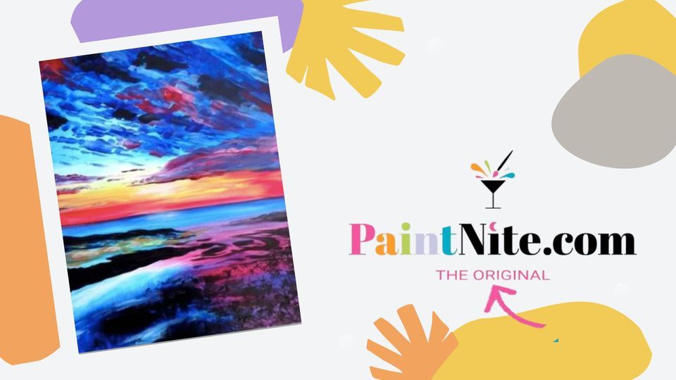 Sunset Serenade: Paint Nite Event to a Painting Paradise