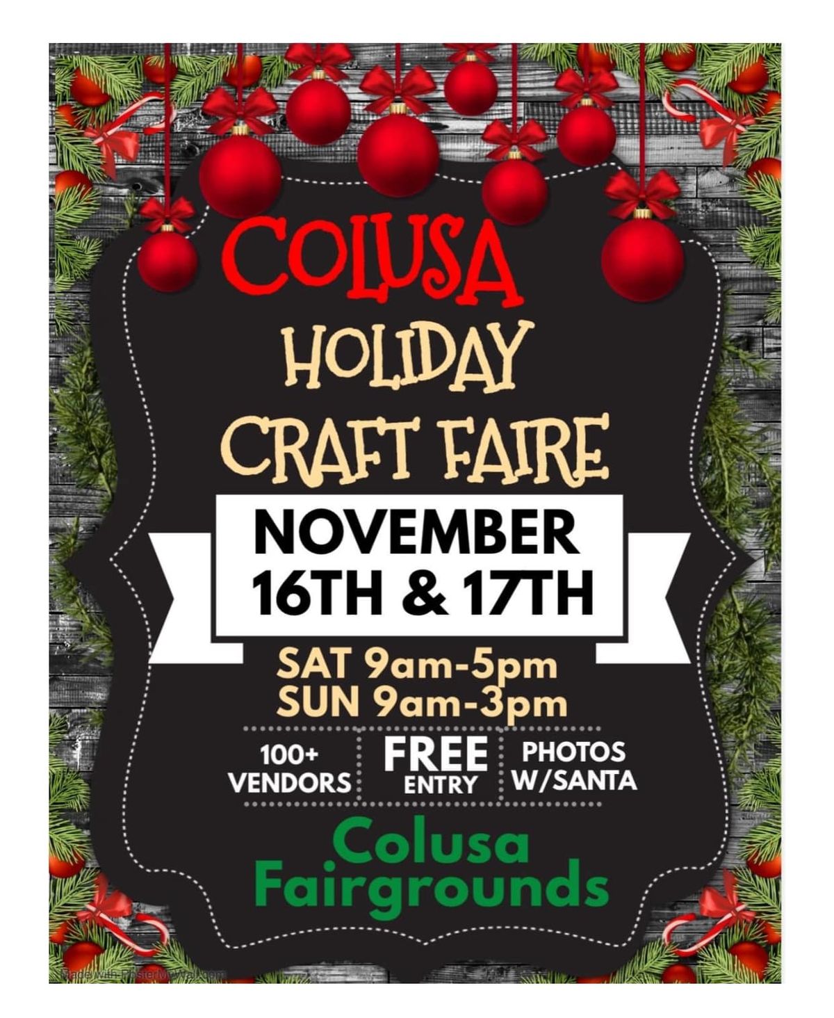 Vendor at Colusa Holiday Craft Faire