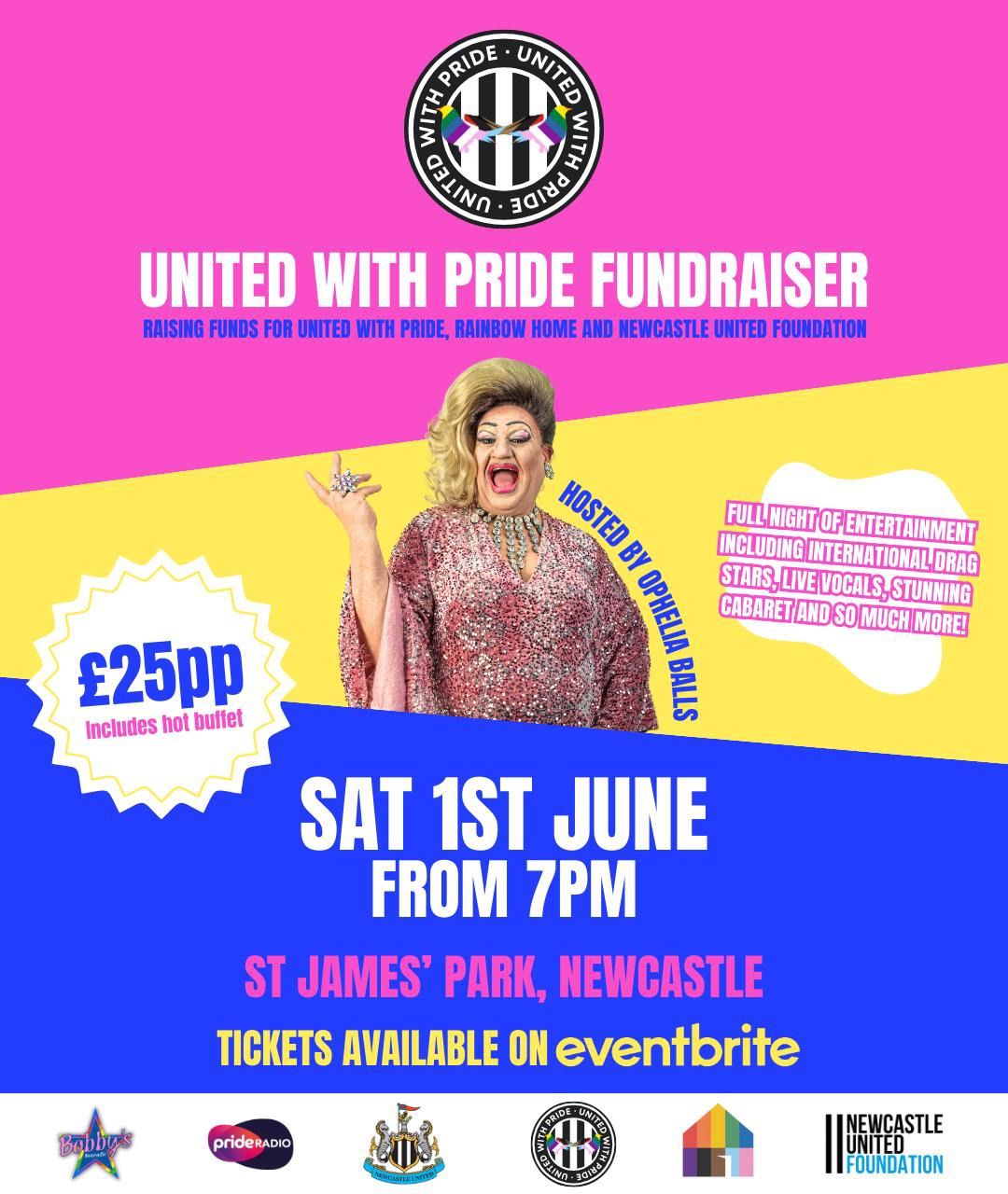 United With Pride Fundraiser at St James' Park
