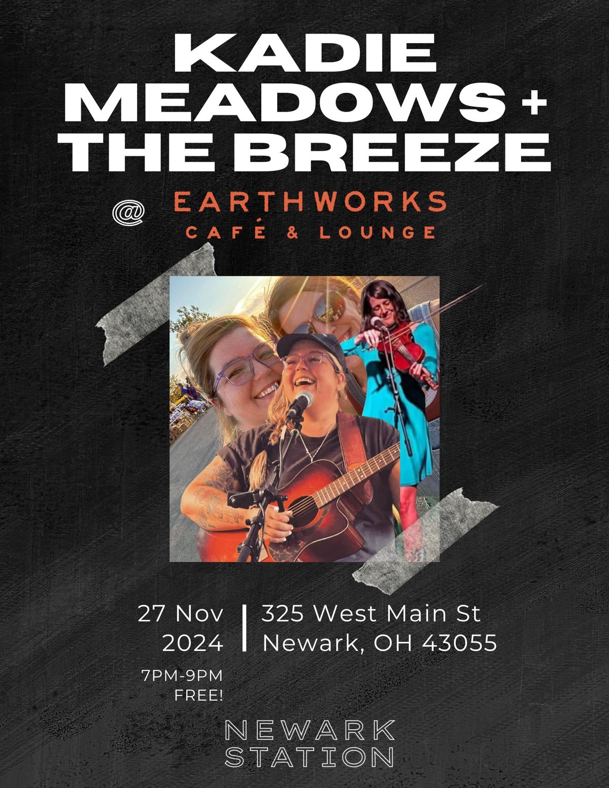 KADIE MEADOWS + THE BREEZE @ NEWARK STATION \/ EARTHWORKS CAFE