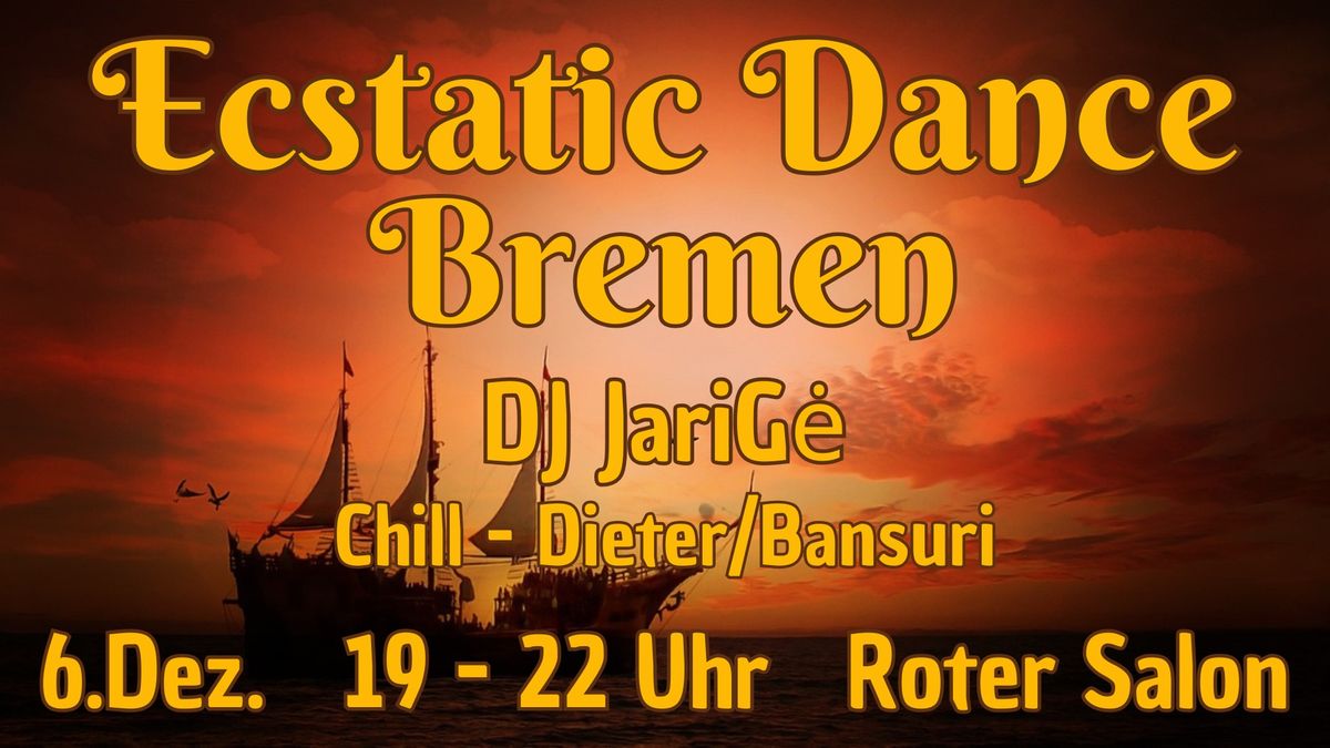 Ecstatic Dance Bremen - DJ JariG\u0117 - Warm up\/Leila - Chill\/Dieter\/Indische Bansuri Fl\u00f6te