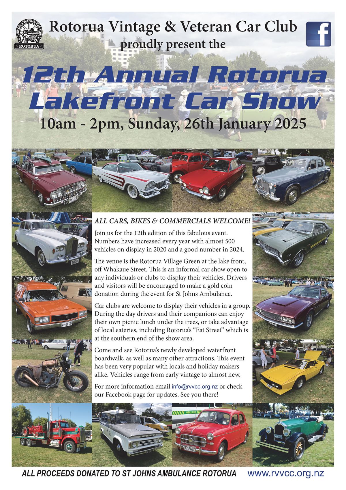 Rotorua Lakefront Car Show