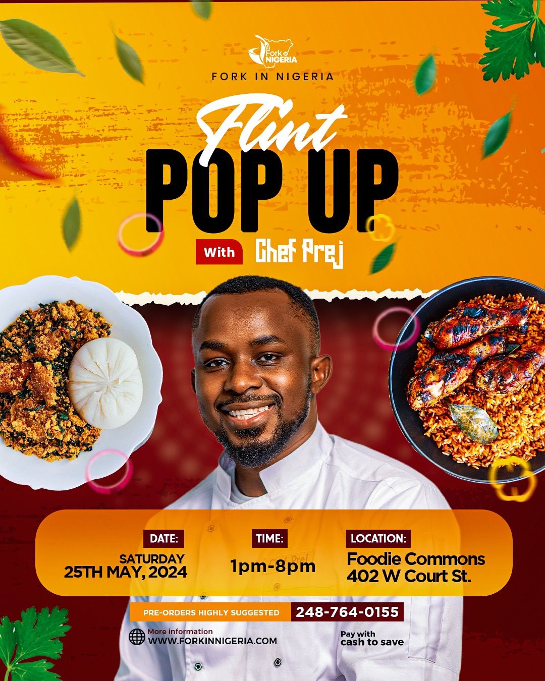 African Food Truck Pop up with Chef Prej