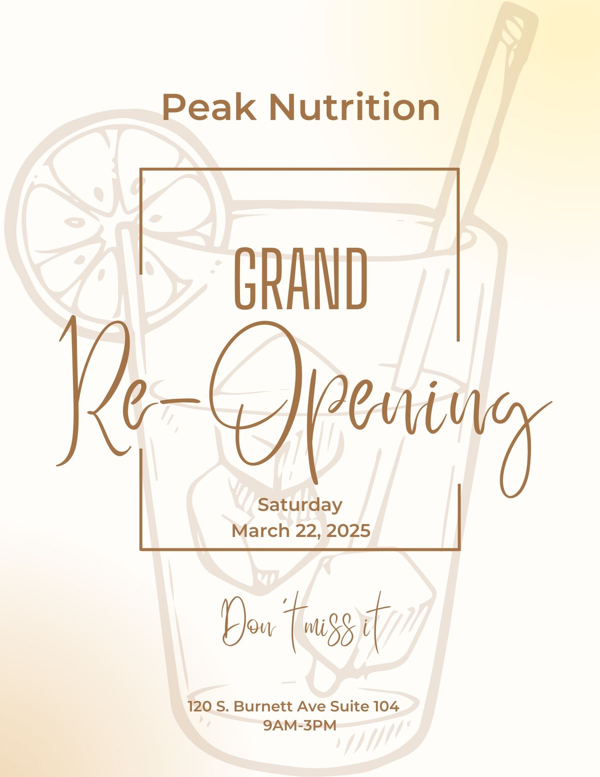 Grand Re-Opening!