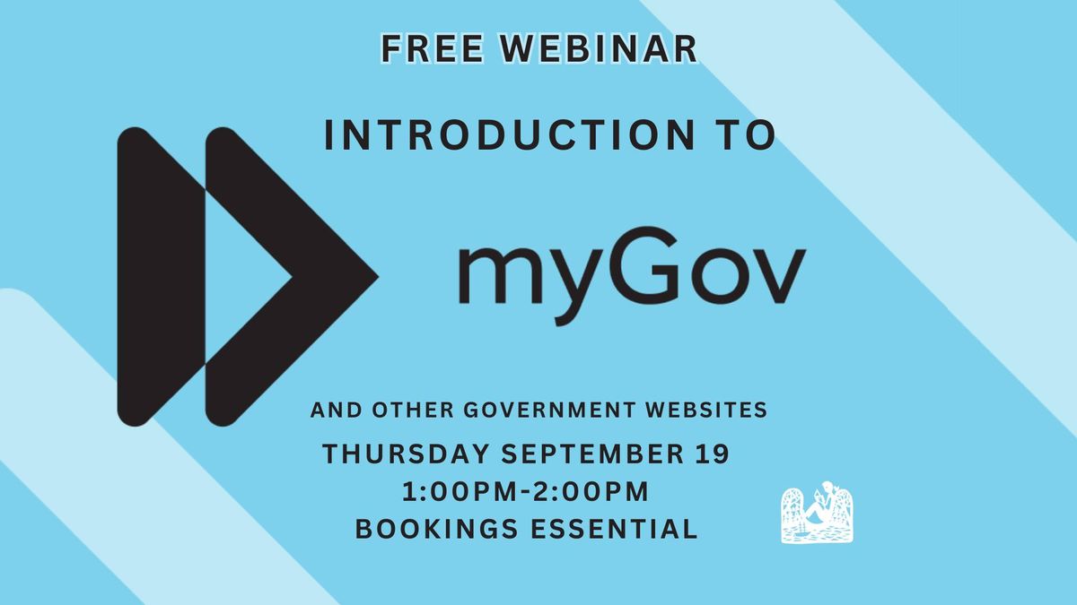 Introduction to myGov (and other government websites)