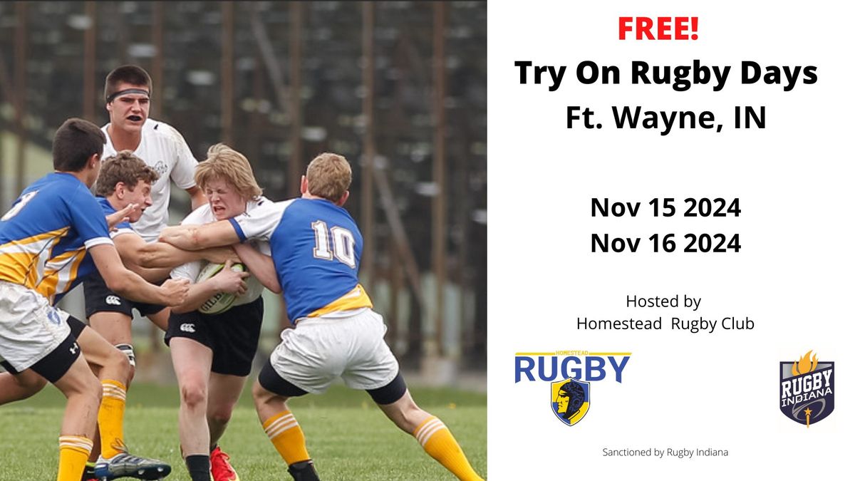 FREE: Try On Rugby Days - Ft Wayne IN