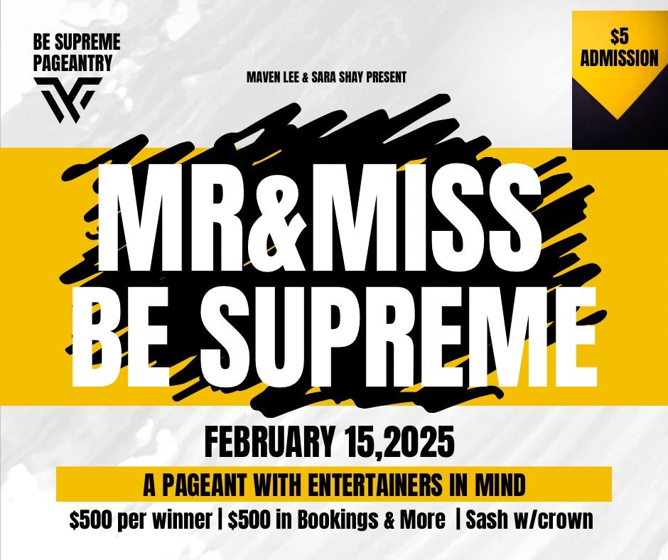 Mr & Miss Be Supreme 2025