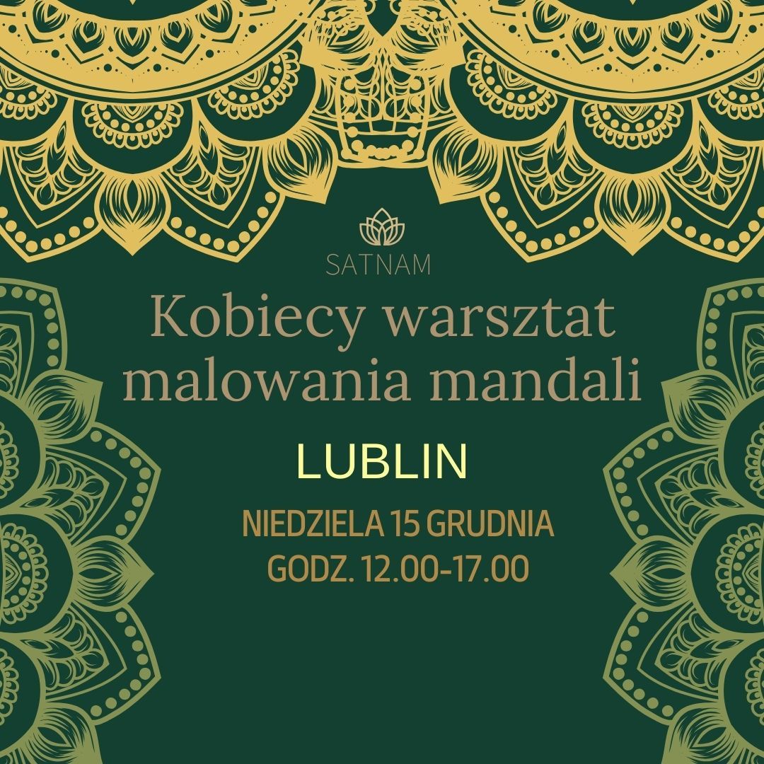 Kobiecy warsztat malowania mandali 