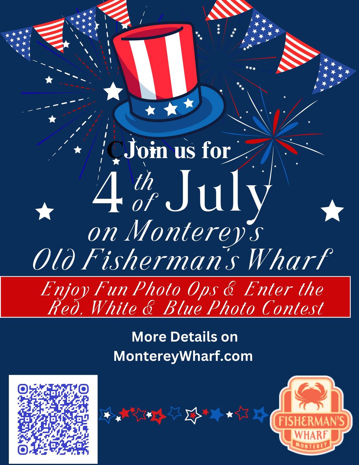 4th of July on Old Fisherman's Wharf
