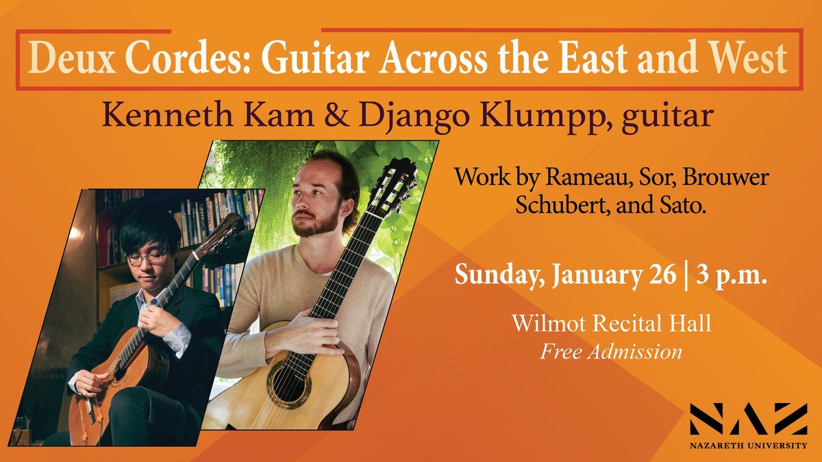 Kenneth Kam and Django Klumpp, guitar