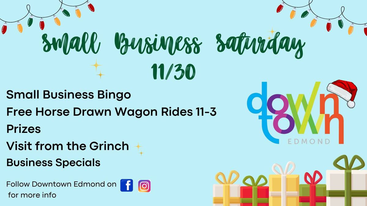 Small Business Saturday in Downtown Edmond