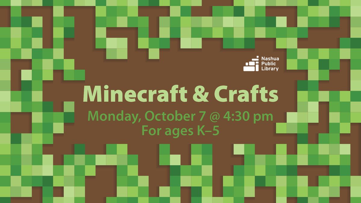 K-5: Minecraft & Crafts