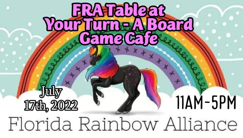 FRA Pride Meet at Your Turn July 2022, Your Turn A Board Game Cafe