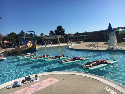 FloYo - Aqua Board Fitness, Welch Pool, State College, 13 July 2021