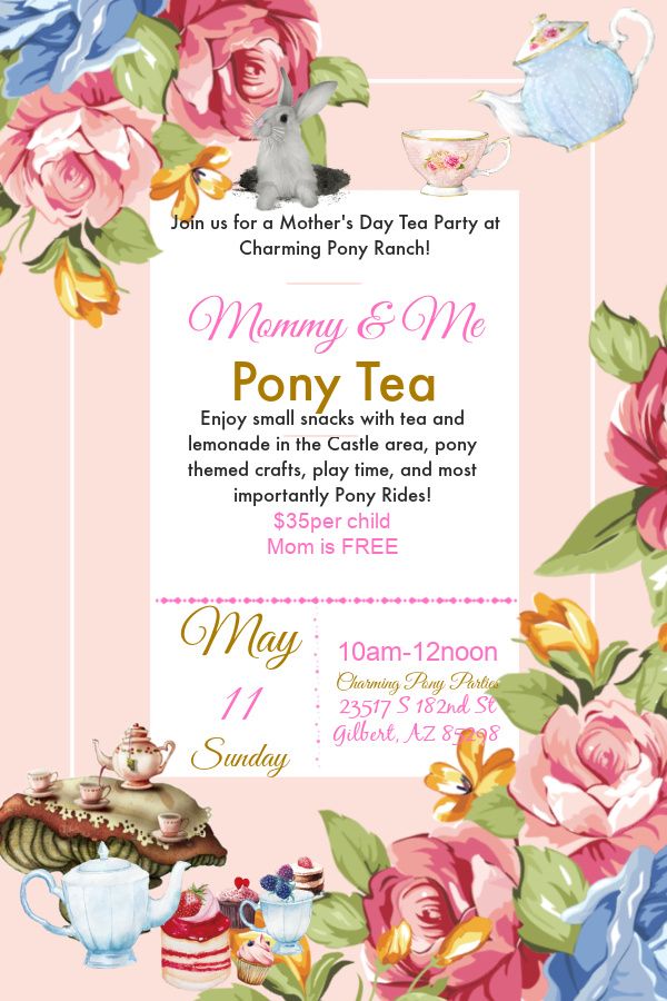 Mommy & Me Pony Tea