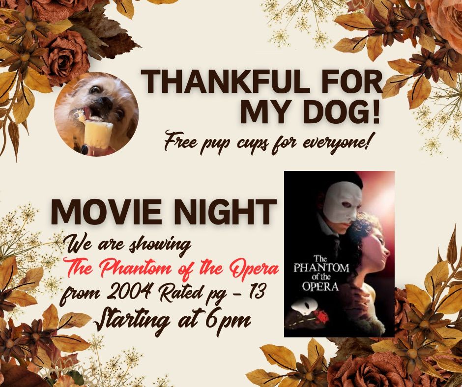 \u2764\ufe0fThankful for my pup! Also Movie Night!\ud83c\udfa5